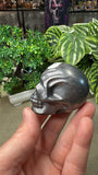 Shungite skull