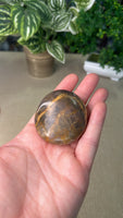 Black Moonstone Palm Stone