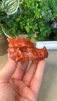 Red Jasper Dragon Head