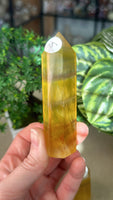 Yellow Fluorite Points