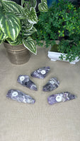 Raw Chevron Amethyst Pieces