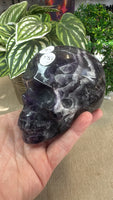 Chevron Amethyst skull
