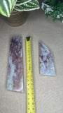 Pink tourmaline slices