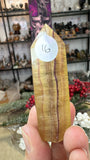 Yellow fluorite Points