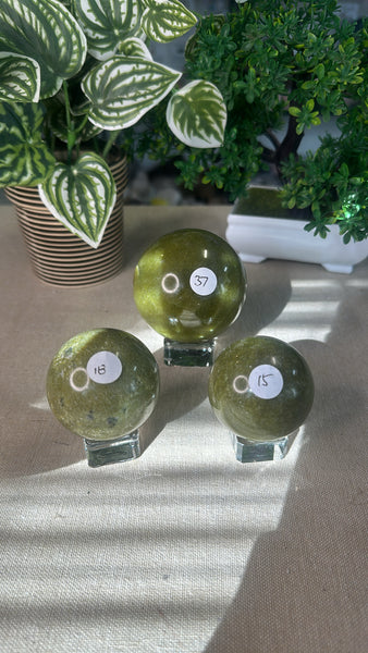 Green Jade Spheres