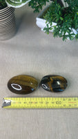 Tiger Eye Palm Stones