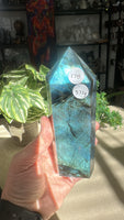 Labradorite tower