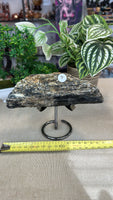 Black tourmaline with mica
