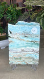 Blue Aragonite Slice