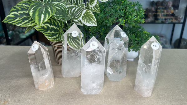 Clear Quartz Towers