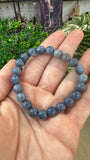 Blue Coral Fossil Bracelets