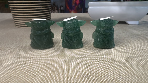 Green Aventurine Yodas