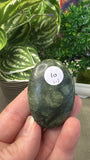 Green jade palm stones