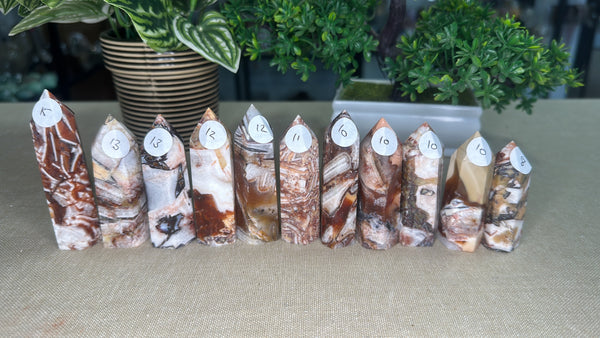 Mosaic Quartz Points