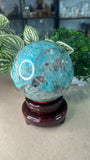 Amazonite and Smokey Quartz Sphere