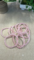 Rose Quartz bracelets 6mm