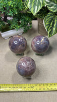 Purple Rose Quartz Spheres