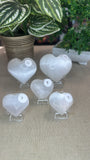 Selenite hearts