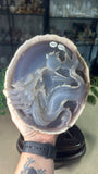 Enhydro Agate Dragon Carving