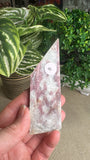 Pink tourmaline slices