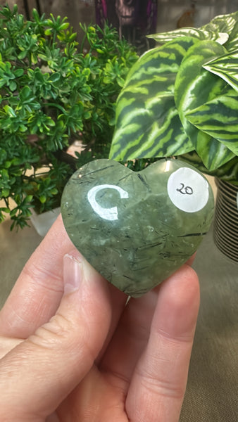 Prehnite hearts