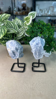 Blue Calcite on Stand