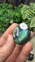 Labradorite palm stones