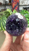 Amethyst cluster spheres