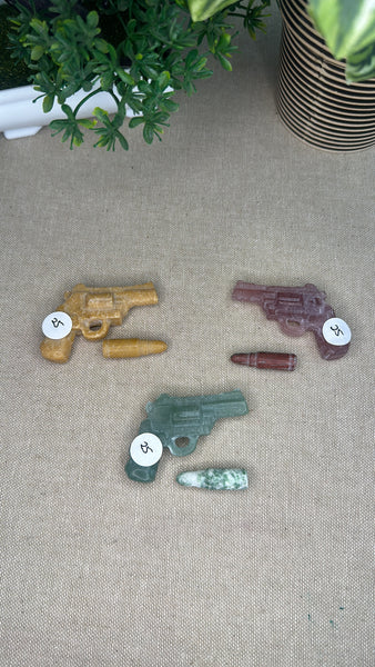 Crystal Gun and Bullet Carving