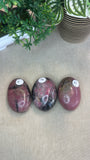 Rhodonite Palm Stones