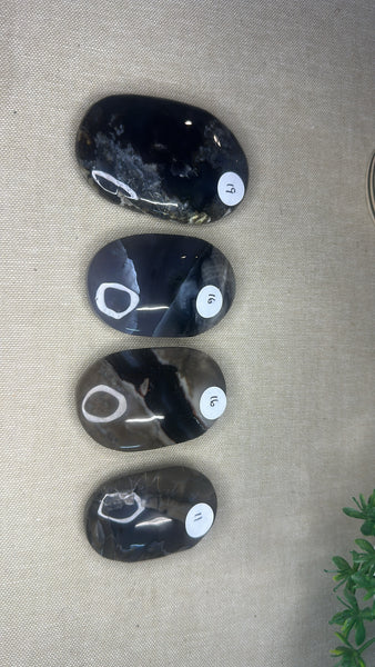 Volcanic Agate Palm Stones