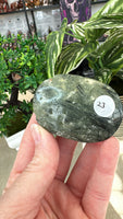 Prehnite Palm Stones