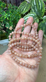 Peach Moonstone Bracelet