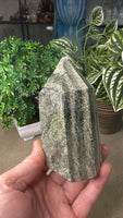 Green Zebra Jasper Tower