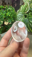 Clear Quartz Palm Stones