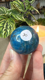 Blue Apatite Spheres
