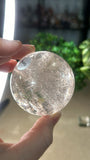 Skeletal Quartz Enhydro Sphere