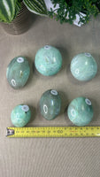 Green Moonstone Palm Stones