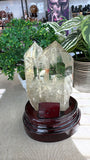 Citrine Double Tower with custom stand