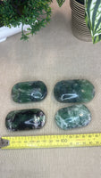 Feather Fluorite Palm Stones