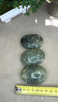 Prehnite Palm Stones