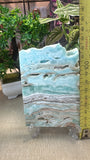 Blue Aragonite Slice