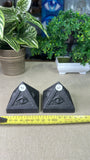 Shungite evil eye pyramids