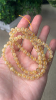 Gold Rutile Triple Bracelet/ Necklace