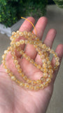 Gold Rutile Triple Bracelet/ Necklace