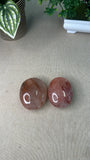 Fire Quartz Palm Stones