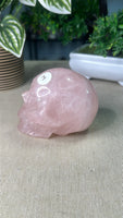 Rose Quartz Skull