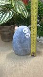 Blue calcite free form