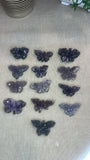 Amethyst cluster butterflies