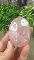 Rose Quartz Palm Stones